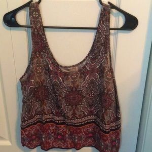 Forever 21 patterned tank top. Size medium